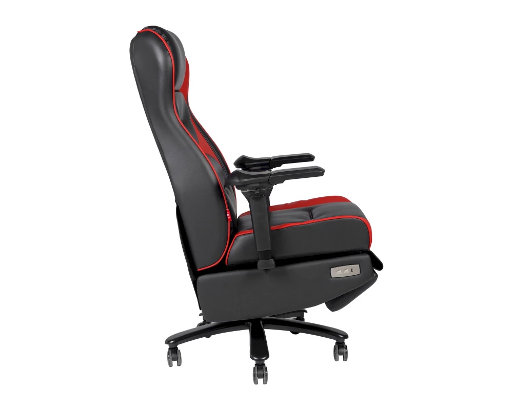 Кресло D Maks Экокожа, Черный/Красный