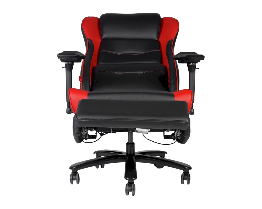 Кресло D Maks Экокожа, Черный/Красный