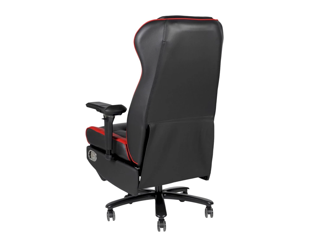 Кресло D Maks Экокожа, Черный/Красный
