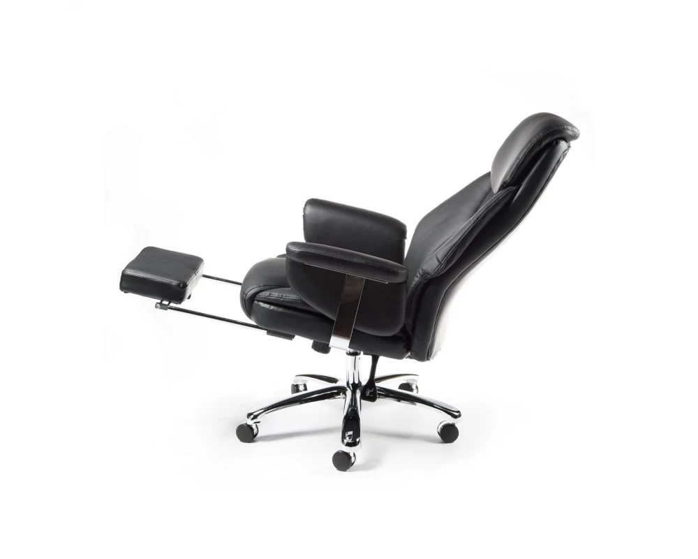 Кресло D President Натуральная кожа, Черный