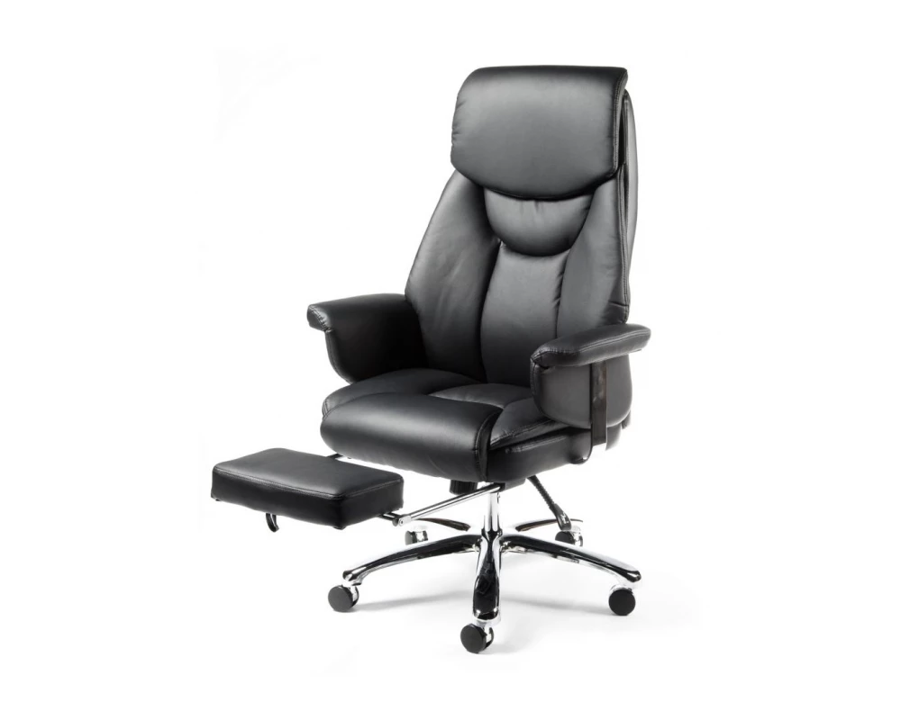 Кресло D President Натуральная кожа, Черный