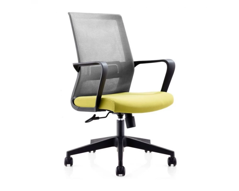 Кресло D Silver LB Сетка/Ткань, Зеленый