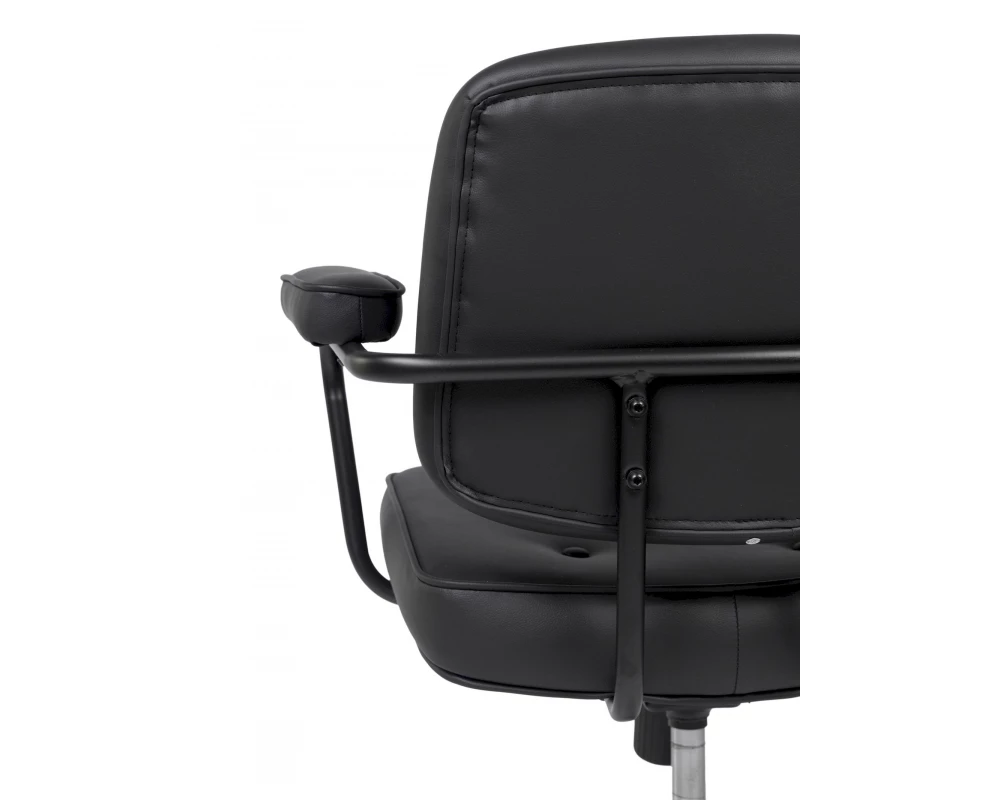 Кресло D Smart Экокожа, Черный