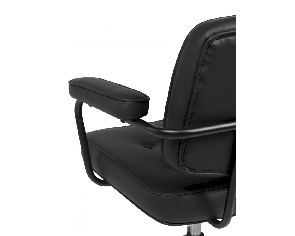 Кресло D Smart Экокожа, Черный
