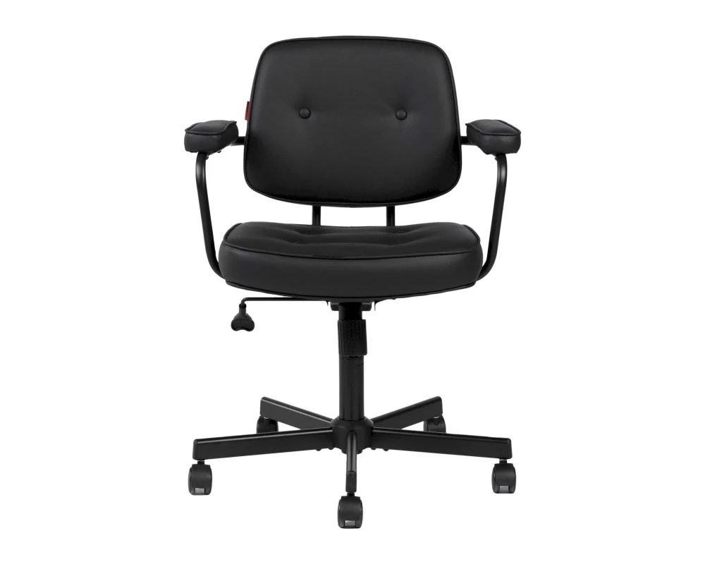 Кресло D Smart Экокожа, Черный