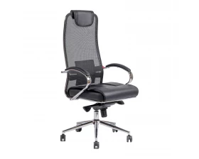 Кресло D Trinity Сетка/Экокожа, Черный images