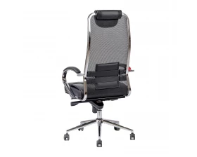 Кресло D Trinity Сетка/Экокожа, Черный images