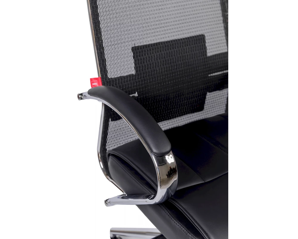 Кресло D Trinity Сетка/Экокожа, Черный