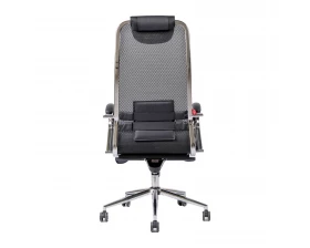 Кресло D Trinity Сетка/Экокожа, Черный images