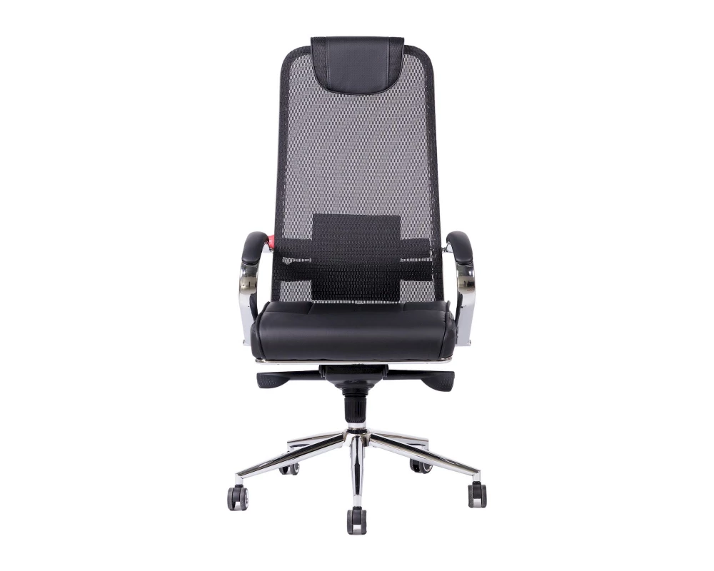 Кресло D Trinity Сетка/Экокожа, Черный