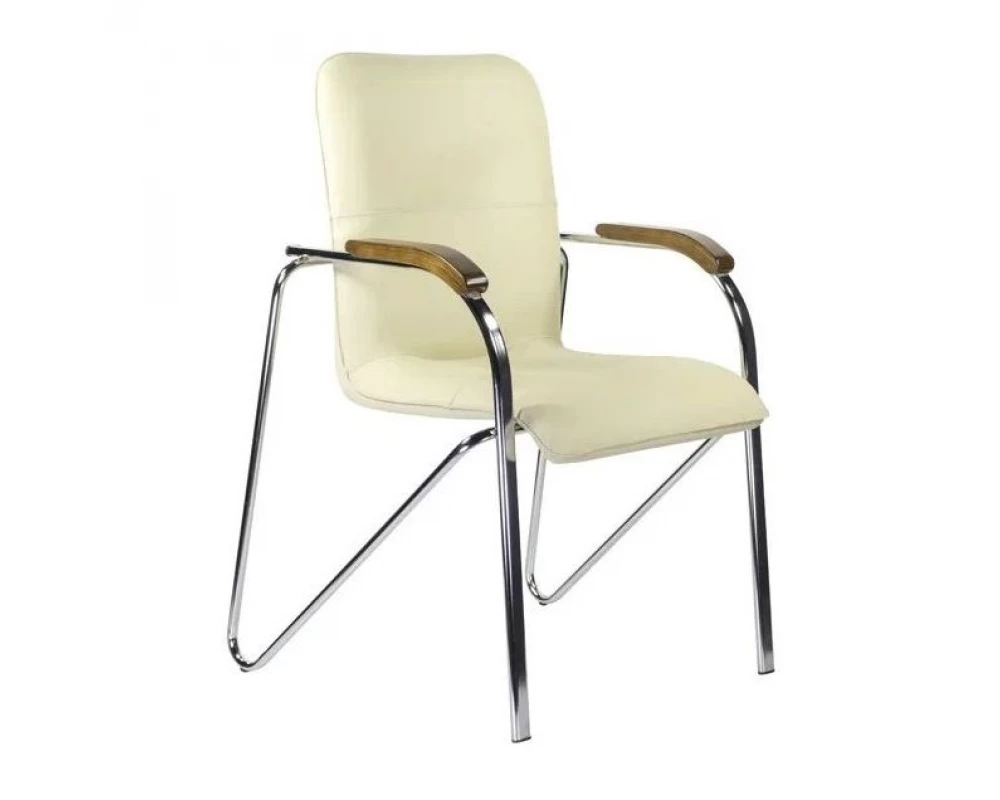 Стул D Samba CH D Экокожа, Бежевый/Орех