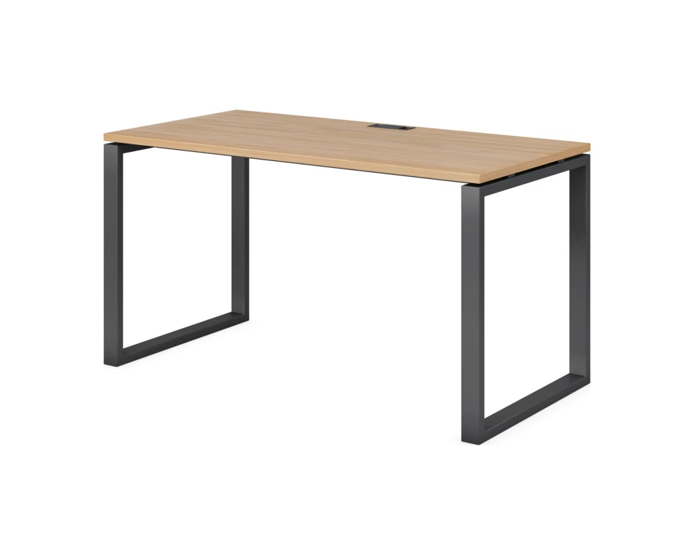 Стол письменный на О образном м/к 40х40 1200x600x750 Evolution Дуб честерфилд/Антрацит