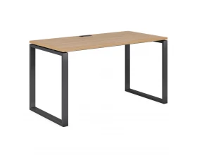 Стол письменный на О образном м/к 60х30 1200x600x750 Evolution Дуб честерфилд/Антрацит images