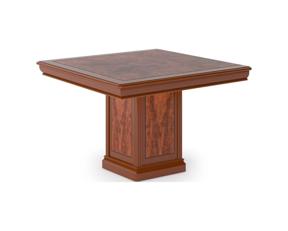 Стол для переговоров (крайняя часть) 1400x1200x780 с опорой Привилидж / Privilege