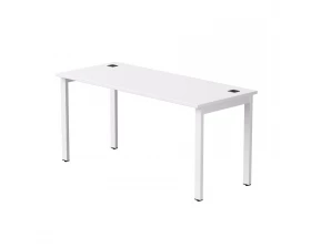 Стол прямой на металлокаркасе 1580х670х755 мм Everprof EVO Белый/Белый images