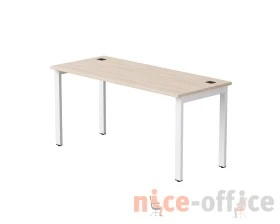Стол прямой на металлокаркасе 1580х670х755 мм Everprof ЭВО / EVO Дуб соната/Белый images