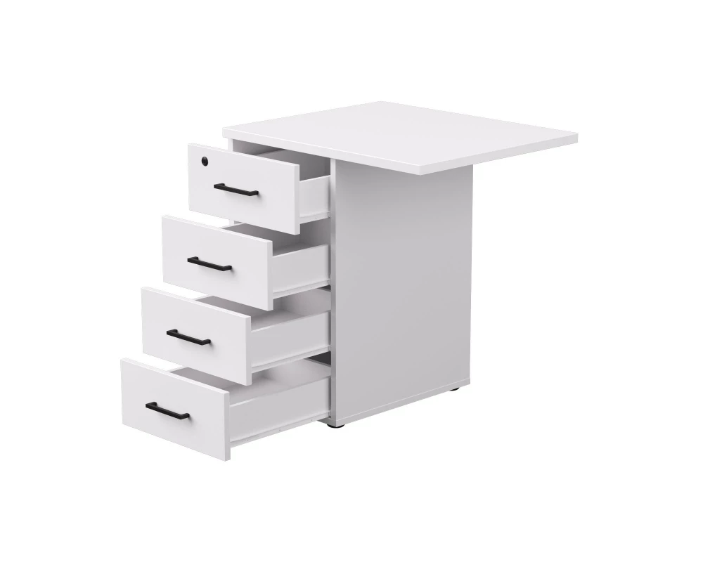 Тумба приставная с топом 710х600х755 Everprof EVO Белый