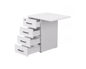 Тумба приставная с топом 710х600х755 Everprof EVO Белый images