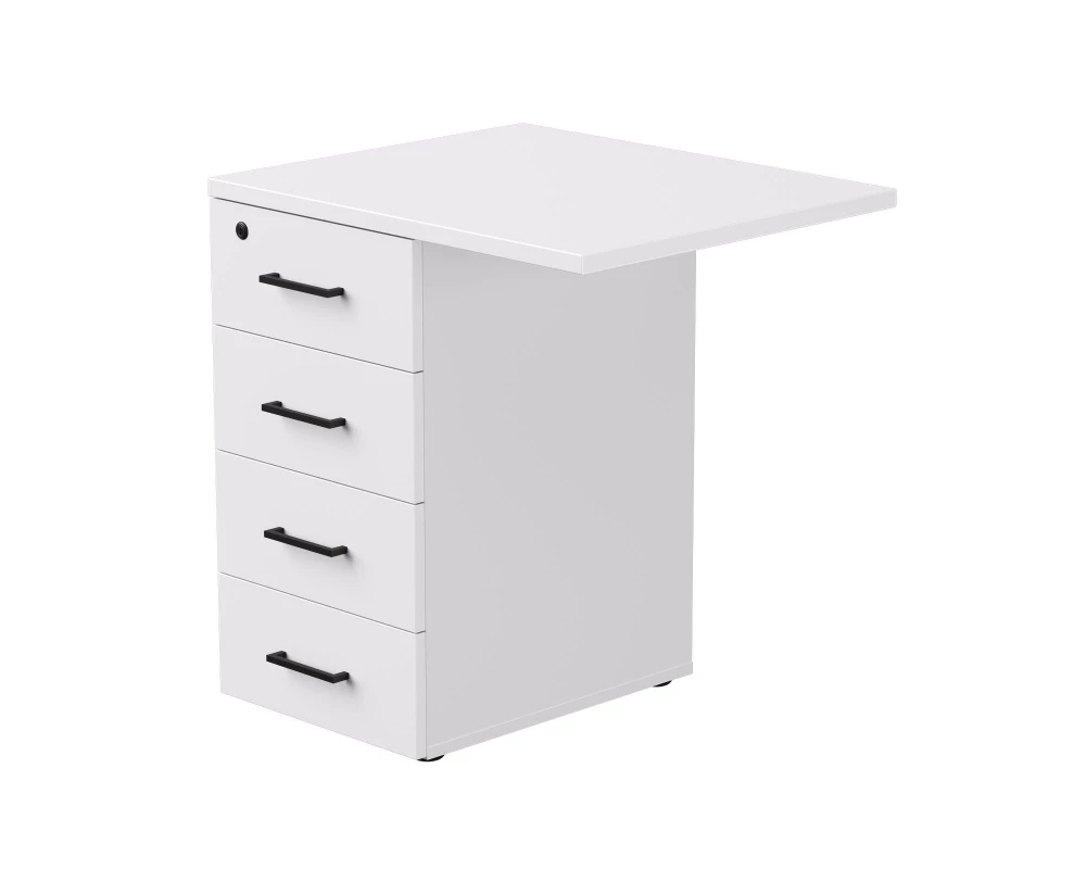 Тумба приставная с топом 710х600х755 Everprof EVO Белый