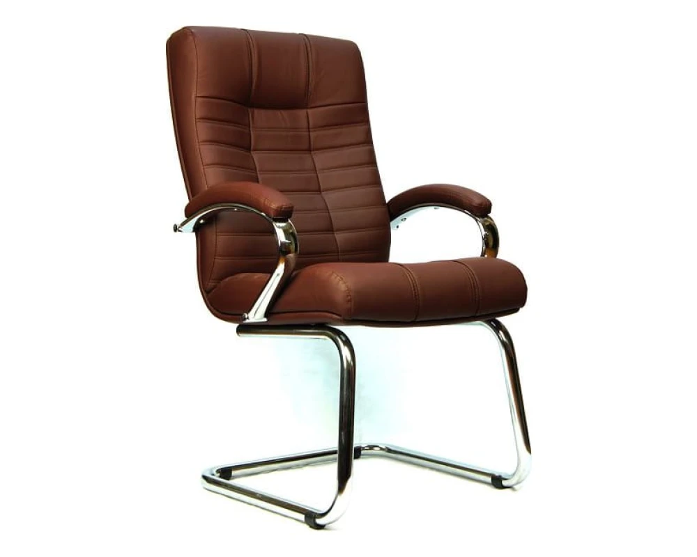 Кресло Everprof Атлант СФ / Atlant CF Экокожа, Коричневый