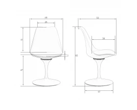 Стул барный Tulip images