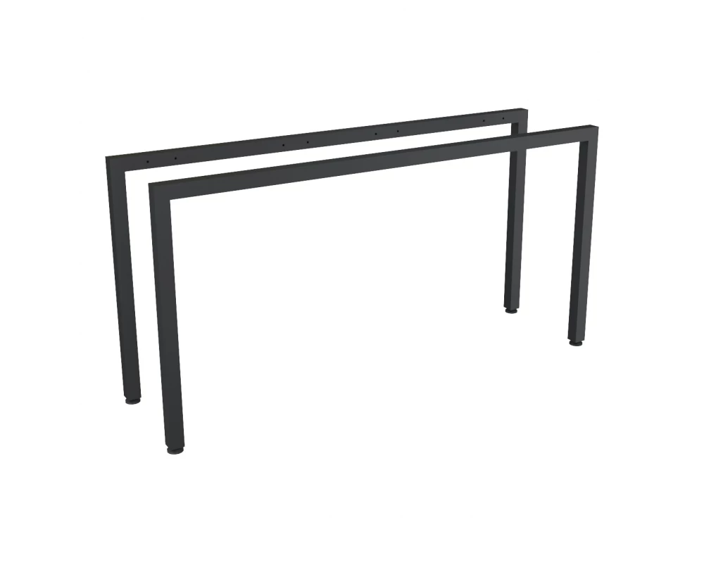 Набор крайних опор для двойного бенча антрацит Steel