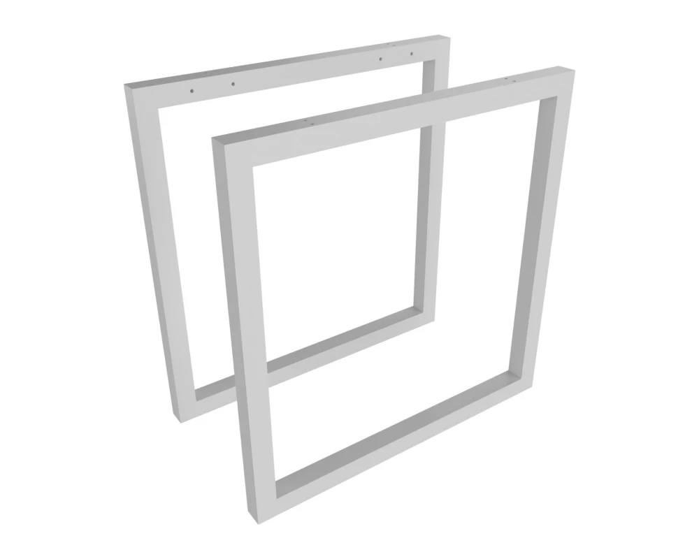 Набор крайних опор О-образных для одиночного бенча белый Steel