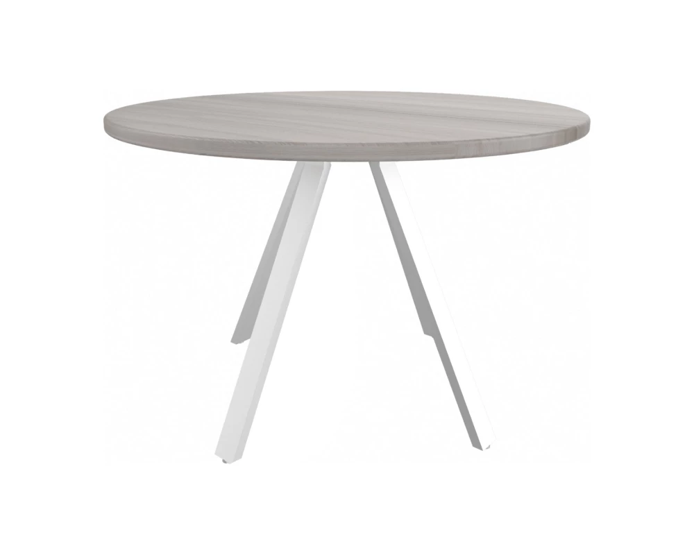 Стол переговоров белый 110х76 Steel