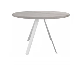 Стол переговоров белый 110х76 Steel images