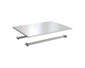 Столешница одинарная 100 (с траверсами) белый Steel images