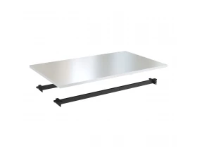 Столешница одинарная 120 (с траверсами) антрацит Steel images