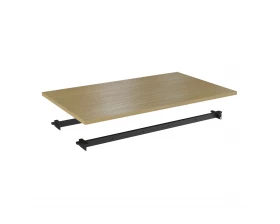 Столешница одинарная 120 (с траверсами) антрацит Steel images