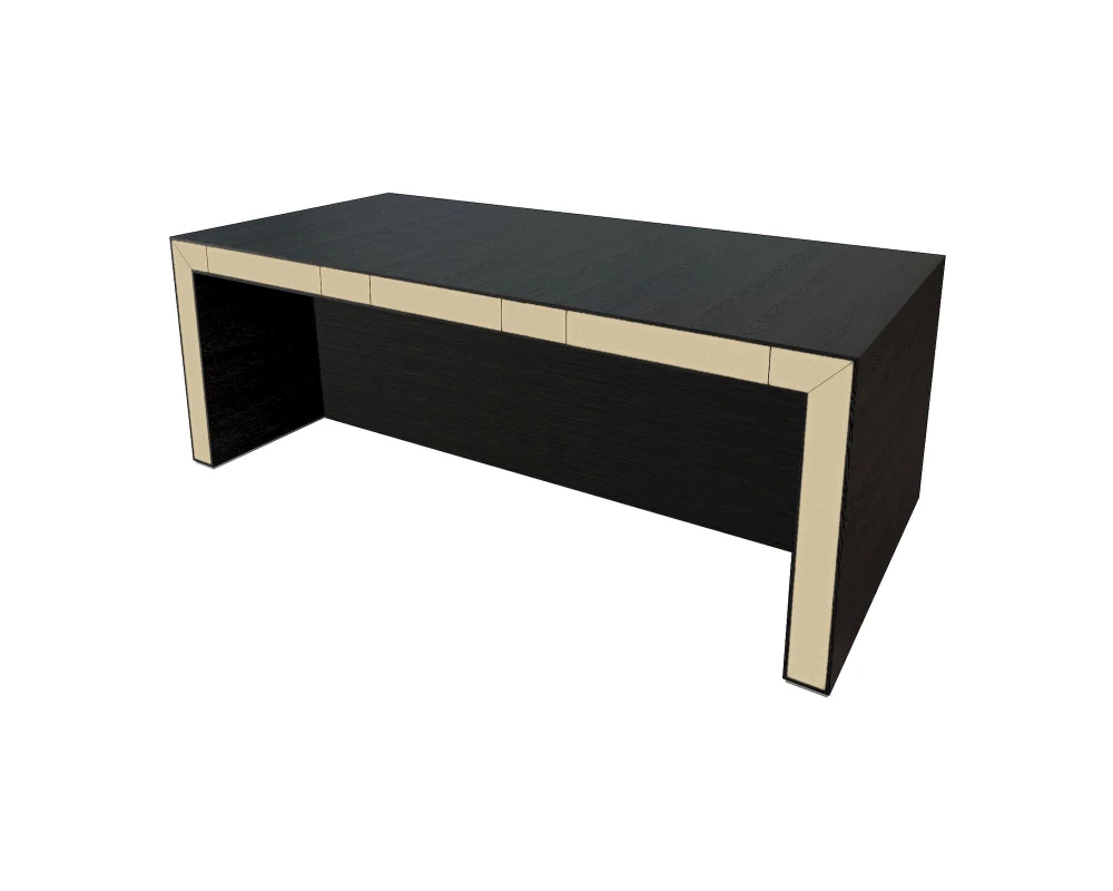 Стол руководителя с передней панелью матовый 2100х1000х780 Belesa