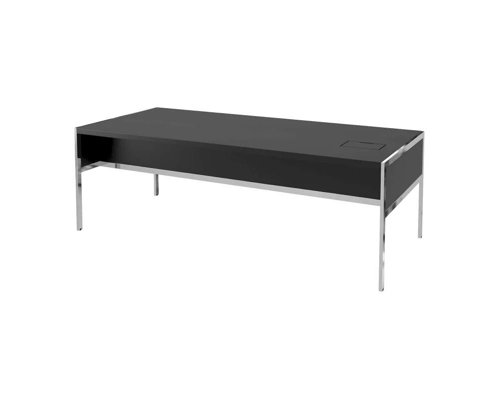 Стол руководителя с лючком справа, полуглянцевый/лакированный 2040х1000х750 Gallery