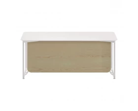 Стол руководителя с передней панелью матовый 1600х625х12 Infinity images