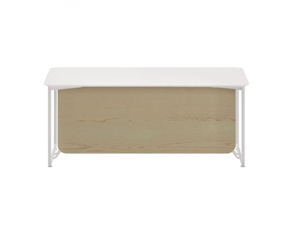 Стол руководителя с передней панелью матовый 1800х625х12 Infinity