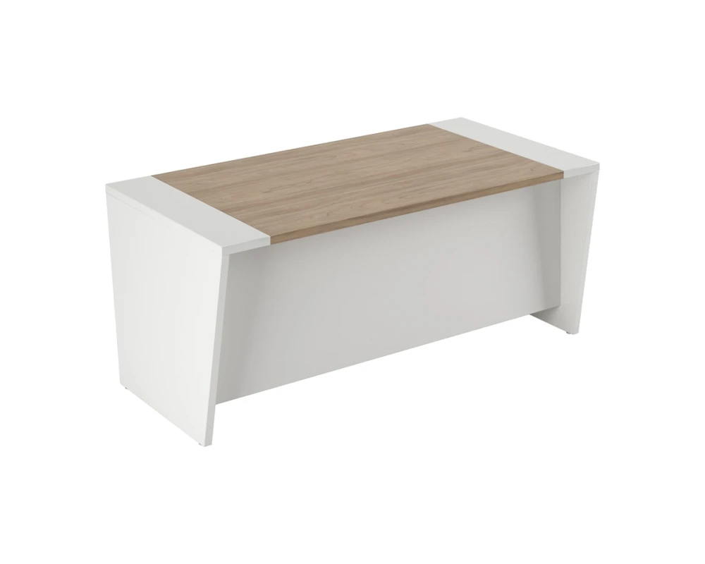 Стол письменный 180, панель - глянец Асти П / Asti P Вяз/Белый