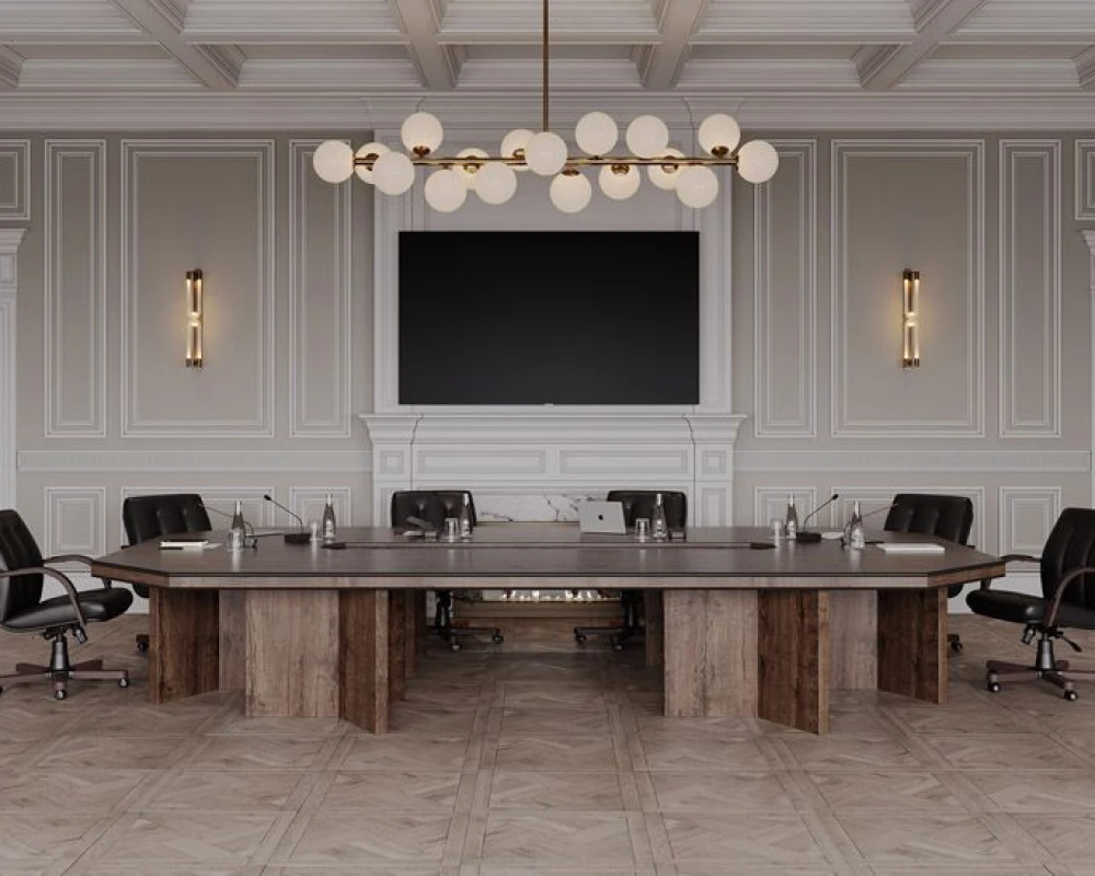 Мебель для переговорных Берн / Bern Дуб апрельский; Дуб атланта; Темный орех