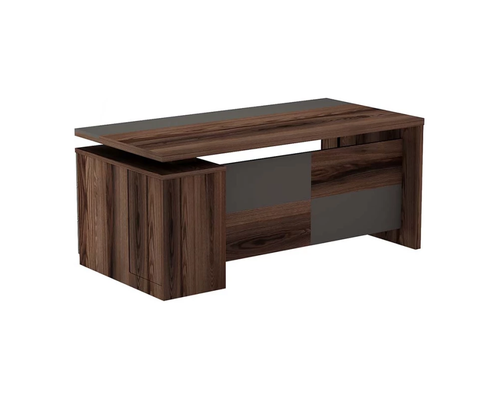 Стол руководителя правый Fort Дезира темная