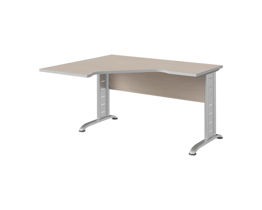 Рабочая станция левая 140 Metal Swift Дуб Шамони светлый