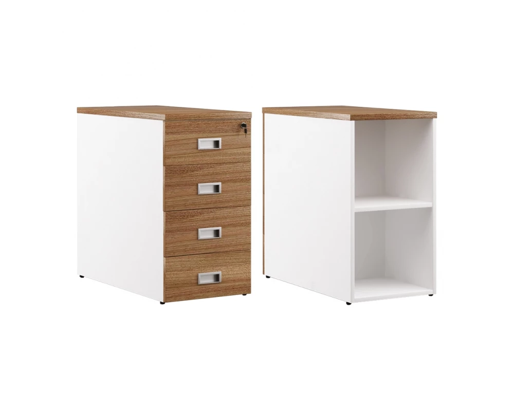 Тумба приставная 4 ящика 80 Tess Wood Орех