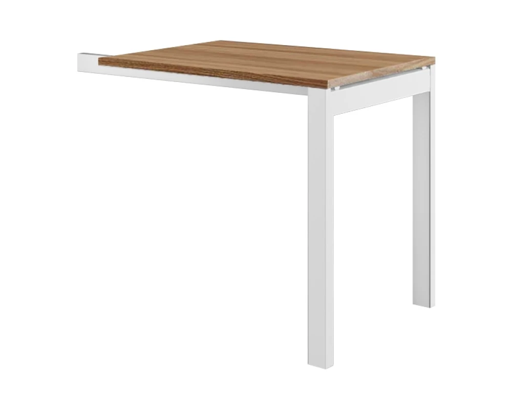 Приставной стол на металлоопорах Тесс / Tess Орех