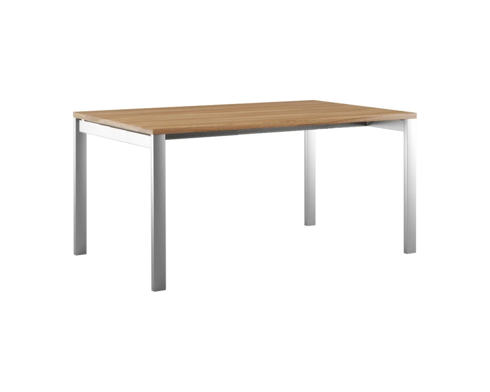 Стол руководителя на металлоопорах 160 Тесс / Tess Орех