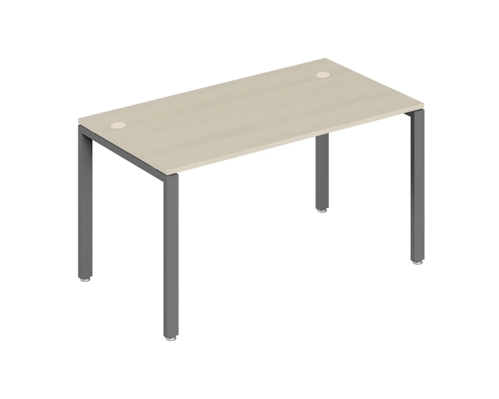 Стол письменный на металлоопорах 140x60x75 Тренд Метал / Trend Metal Дуб феррара/Антрацит