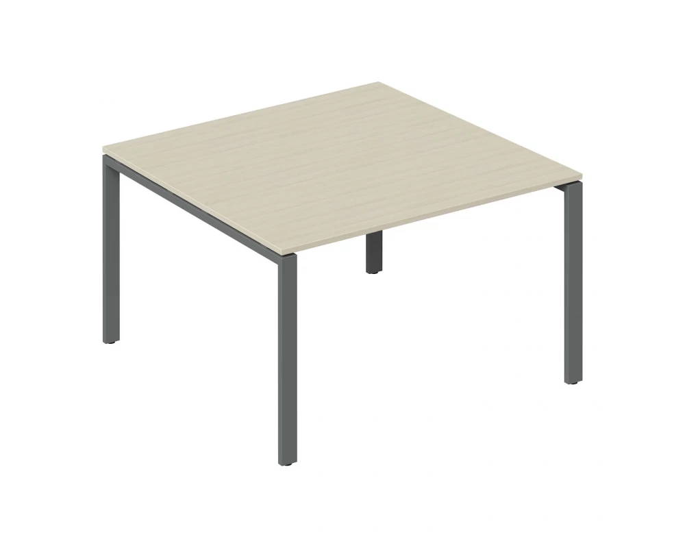 Стол для переговоров 120x123,6x75 Trend Metal Дуб феррара