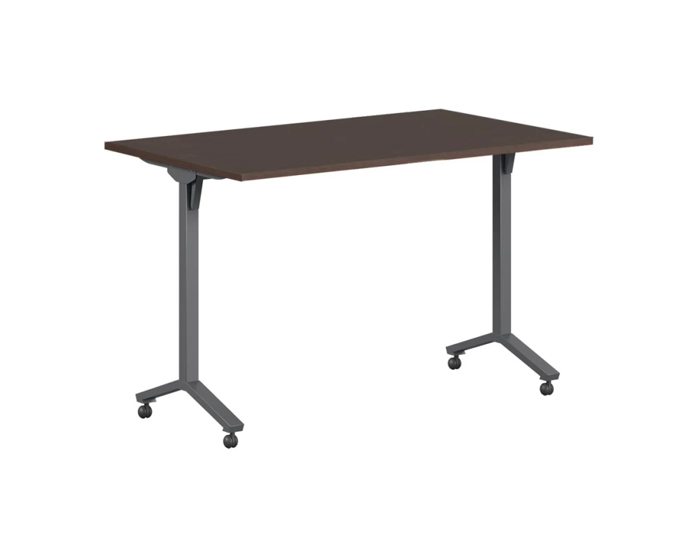 Стол мобильный складной 140 Trend Metal Темный дуб