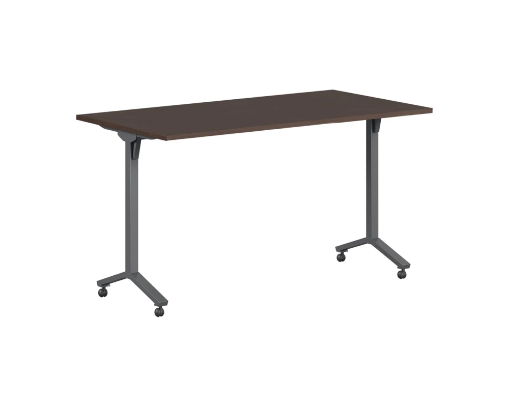 Стол мобильный складной 160 Trend Metal Темный дуб