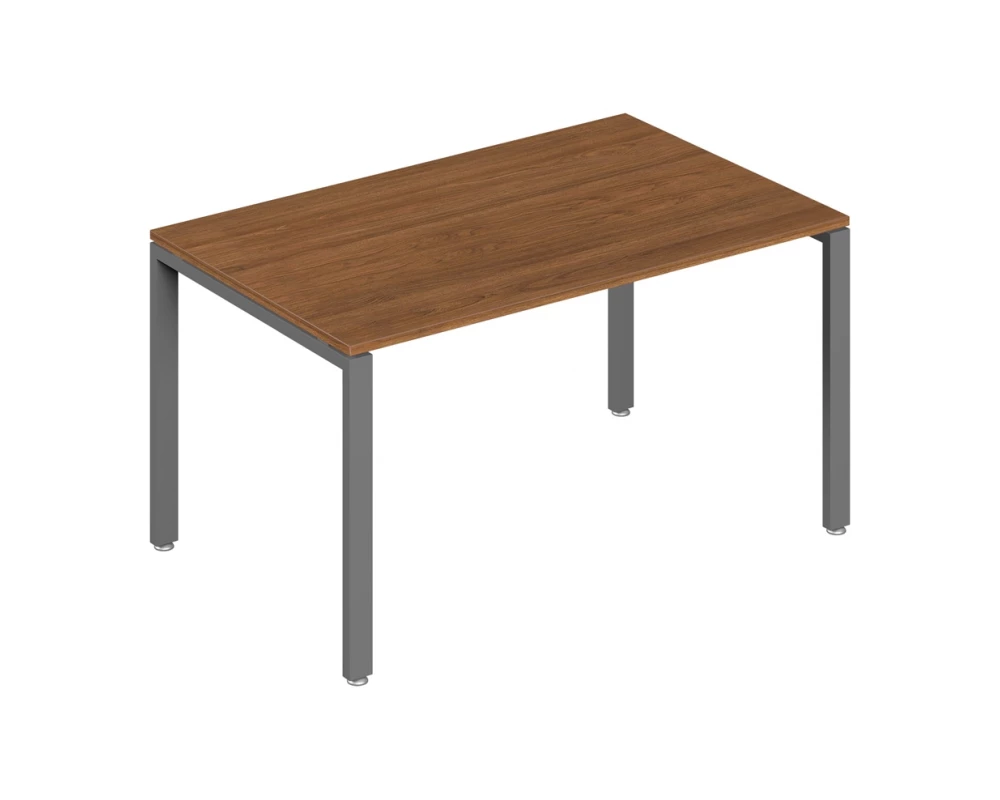 Стол письменный на металлоопорах 140x76x75 Trend Metal Орех