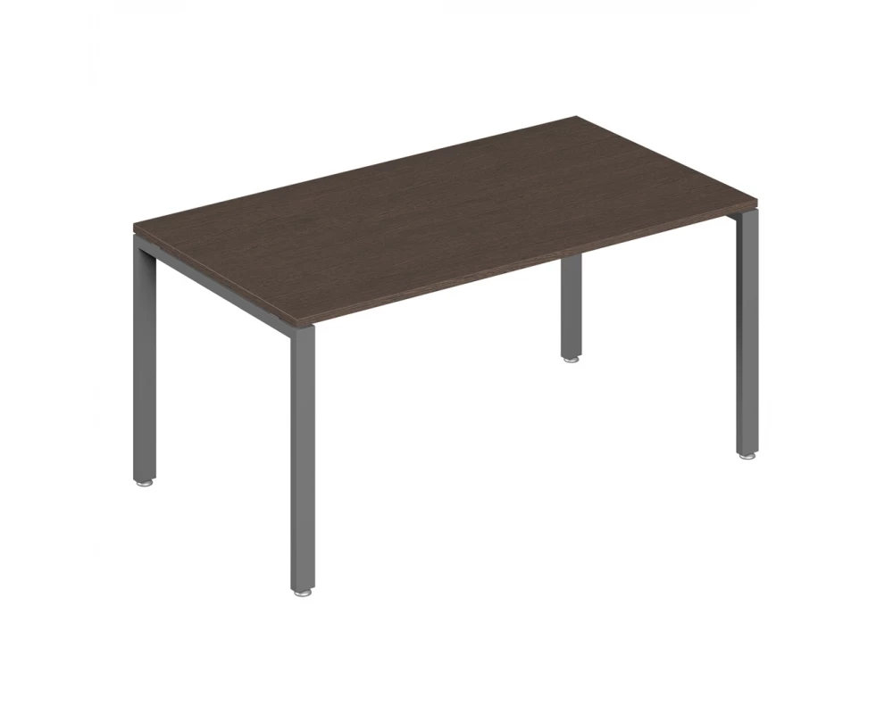 Стол письменный на металлоопорах 160x76x75 Trend Metal Темный дуб
