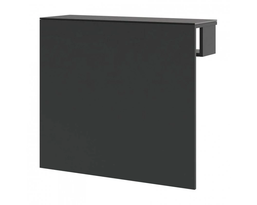 Полка навесная длинная 92x30x81,5 Fasta Графит